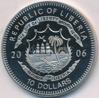 Libéria 2006. 10$ "Szabadság pillanatai - A Varsói Szerződés felbontása 1991" multicolor T:PP  Liberia 2006. 10 Dollars "Moments of Freedom-Break-up of the Warsaw Pact 1991" multicolor C:PP