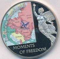 Libéria 2006. 10$ "Szabadság pillanatai - A Varsói Szerződés felbontása 1991" multicolor T...