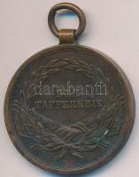 1914. "Ferenc József Bronz Vitézségi Érem "Der Tapferkeit" Br kitüntetés mellszalag n...