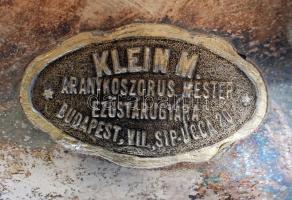 Ezüst ( Ag.) kupa "Molnár Andor tiszteletdíja Derby ebkiállítás 1933 IX.10." A legjobb air...