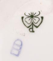 Csehszlovák dísztányér, matricás, jelzett, apró kopásnyomokkal,d:25,5cm