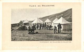 Campement de Pelerins en Palestine / Pilgrims camp in Palestine, Edition de la Chocolaterie dAiguebelle (EK)