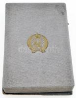 1951. "Anyasági Érdemérem III. fokozata" ezüstözött fém kitüntetés mellszalagon adományozó...