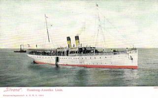 5 db RÉGI hajó motívumú lap, jó minőségű / 5 old motive cards, ships, good quality