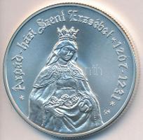 2007. 5000Ft Ag "Árpád-házi Szent Erzsébet" tokban T:BU