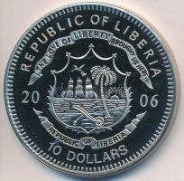 Libéria 2006. 10$ "Szabadság pillanatai-Apartheid vége 1989." multicolor T:PP Liberia 2006. 10 Dollars "Moments of Freedom-End of Apartheid 1989." multicolor C:PP