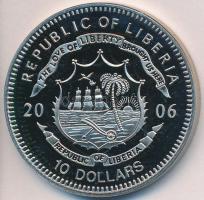 Libéria 2006. 10$ "Szabadság pillanatai - Woodstock-i Fesztivál 1969" multicolor T:PP Liberia 2006. 10 Dollars "Moments of Freedom-Woodstock Festival 1969." multicolor C:PP