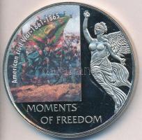 Libéria 2006. 10$ "Szabadság pillanatai - Amerikai polgárháború 1865" multicolor T:PP ujjl...
