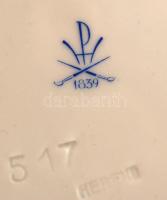 Herendi Eton mintás süteményes tányér párban (2db), kézzel festett, jelzett, hibátlan, d:18,5 cm