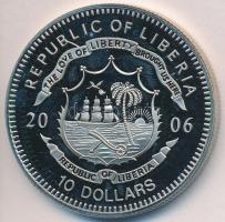 Libéria 2006. 10$ "Szabadság pillanatai-Huszita felkelés 1419" multicolor T:PP ujjlenyomatos Liberia 2006. 10 Dollars "Moments of Freedom/Hussite rebellion 1419" multicolor C:PP fingerprint