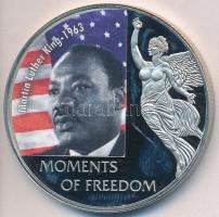 Libéria 2006. 10$ "Szabadság pillanatai-Martin Luther King 1963" multicolor T:PP ujjlenyom...