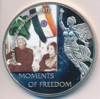 Libéria 2006. 10$ "Szabadság pillanatai - Simla paktum - India és Pakisztán 1972" multicol...