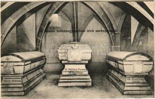 Kassa, Rákóczi, Eszterházy és Sibrik szarkofágjai, belső / tombs, interior