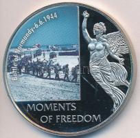 Libéria 2006. 10$ "Szabadság pillanatai - Normandiai partraszállás 1944.6.6." multicolor T...
