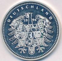 Németország 1994. "Richard von Weizsäcker 1984-1994 / Németország 1994" Ag emlékérem tanús...