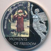 Libéria 2006. 10$ "Szabadság pillanatai / Varsói gettólázadás 1943" multicolor T:PP ujjlen...