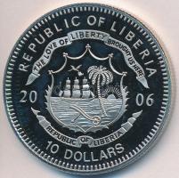 Libéria 2006. 10$ "Szabadság pillanatai-Magyar Forradalom 1956" multicolor T:PP ujjlenyomatos Liberia 2006. 10 Dollars "Moments of Freedom-Hungarian Revolution 1956" multicolor C:PP fingerprint