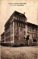 Szatmárnémeti, Katolikus Főgimnázium / Catholic secondary school (pinhole)