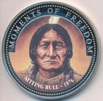 Libéria 2001. 10$ "Szabadság pillanatai - Ülő Bika" multicolor T:PP ujjlenyomatos
Liberia ...