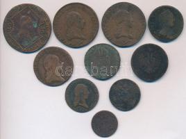 1762-1864. 8db-os krajcár tétel, közte magyar és osztrák verdejelűek is T:2-,3,3-