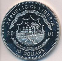 Libéria 2001. 10$ "Szabadság pillanatai - Spartacus felkelése" multicolor T:PP ujjlenyomatos Liberia 2001. 10 Dollars "Moments of Freedom - Revolt of Spartacus" multicolor C:PP fingerprint