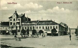 Szatmárnémeti, Piata I. Bratianu-tér / market square