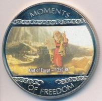 Libéria 2004. 10$ "Szabadság pillanatai-Mózes kivezeti népét Egyiptomból Kr.e. 1250" multi...