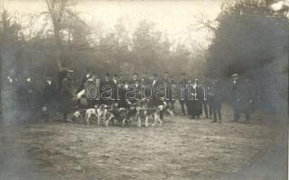 1924 Tolna, Bezerédj vadászat, "Halali" után, Schrantz Ferenc photo