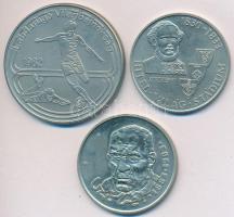 1982. 100Ft Cu-Ni "Labdarúgó VB" + 1983. 100Ft alpakka "Széchenyi István" + 100F...