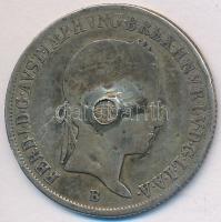 1845B 20Kr Ag "V. Ferdinánd" T:3- (ütésnyom)
Huszár: 2018, Unger III.:1419