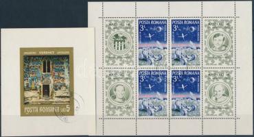 1971-1972 4 klf önálló érték + 2 db blokk közte vágott + 5 klf sor 3 db stecklapon