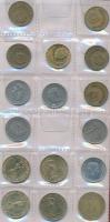160db-os vegyes hobbi fémpénz gyűjtemény 4 érmetartó albumban, főleg magyar darabok, néhány külföldi...