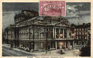 Fiume, Teatro Comunale "Giuseppe Verdi" / theatre (small tear)