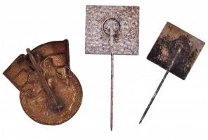 NDK DN "Mindig kész a szabadságra és nemzetközi barátságra" zománcozott fém sportjelvény +...