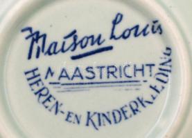 Royal Heidelberg porcelán falitányér, d:20cm, Maison Luis porcelán hamutál,hibátlan, jelzett,  15cm