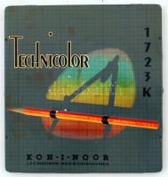 cca 1930 Koh-I-Noor Czeshoslovakia színes ceruza készlet, 23db-os, saját fém dobozban 2 szín hiányzi...