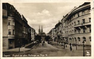 Zagreb, Rackoga ulicu, N. Trga. / street and square (EM)