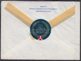 1980 150 éves a DDSG pecsétbélyege, levélen