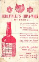 Vino di China ferruginoso Serravallo - Trieste advertisement s: M. Morris (fa)