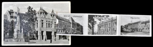 Szekszárd Városháza leporellocard, Weisz Andor kiadása