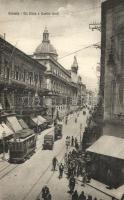 Catania, Via Etnea, Quattro Canti / street, tram, automobile (EK)