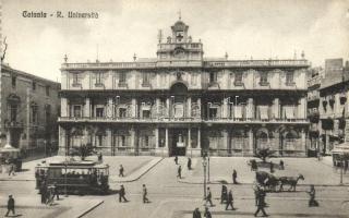 Catania, R. Universita / university, tram