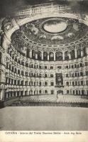 Catania, Interno del Teatro Massimo Bellini / theatre interior