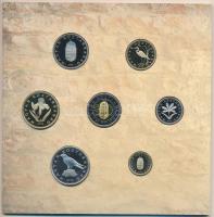 2005. 1Ft-100Ft 7klf db + 10Ft "József Attila" dísztokos szettben T:PP