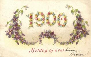 1900 New Year, litho