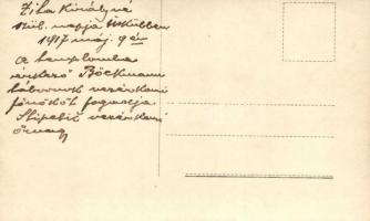 1917 Zita királyné születésnapja Üsküben, Böckmann tábornok, vezérkari főnök fogadása / birthday of ...