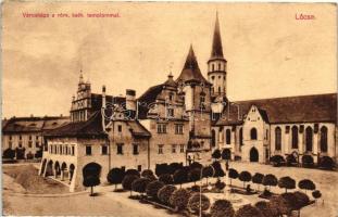 Lőcse, Városháza, Római katolikus templom / town hall, Roman Catholic church (EK)