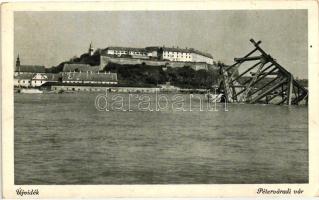 Újvidék, Pétervárad, Felrobbantott közúti híd / destroyed bridge (EK)