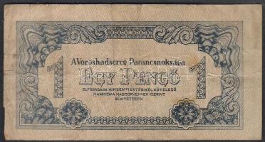 1944.1P "V.H." hátlapi nyomat erősen lecsúszva, alapnyomat függőleges! T:III