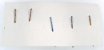 5db vegyes külföldi fém kitűző, közte Lengyelország DN "Radar esztrád együttes" fém kitűző...